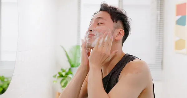 men's face wash