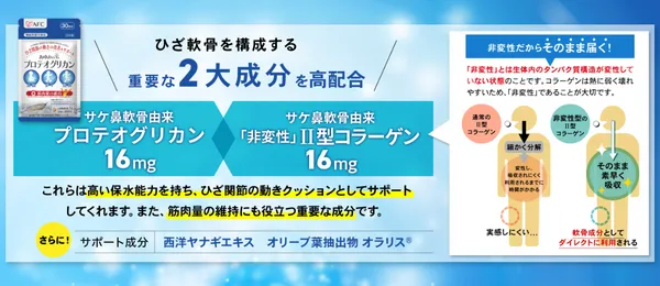 あゆみの宝_プロテオグリカン_非変性Ⅱ型コラーゲン配合