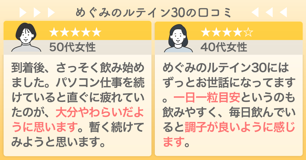 めぐみのルテイン画像